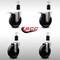 Service Caster 5'' SS Phenolic Swivel 1-1/2'' Expand Stem Caster Set 2 Total Lock Brakes, 4PK SCC-SSEXTTL20S514-PHS-2-S-2-112 - alternate 5